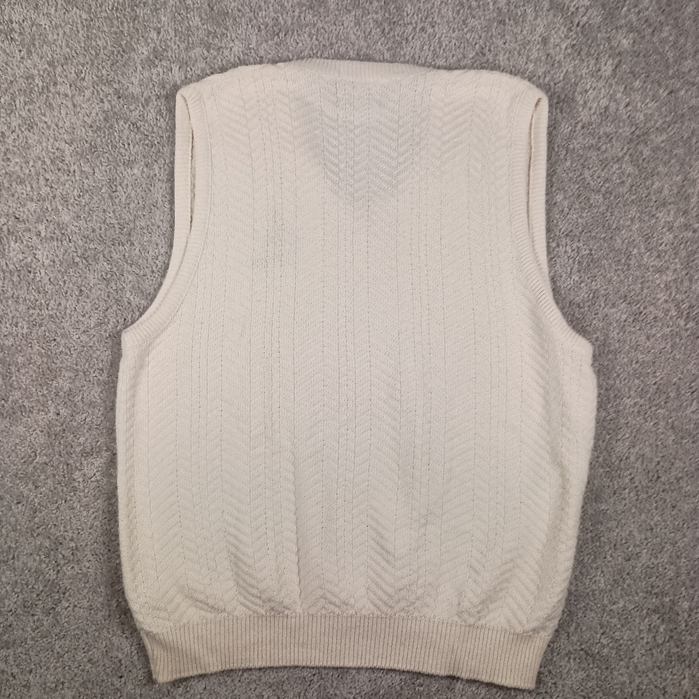 Steve‎ Stricker XL Fairway Sport Golf Vest Sweater Men Ivory - Picture 5 of 15